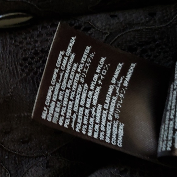 bebe Lace mock neck body con dress - Picture 7 of 8